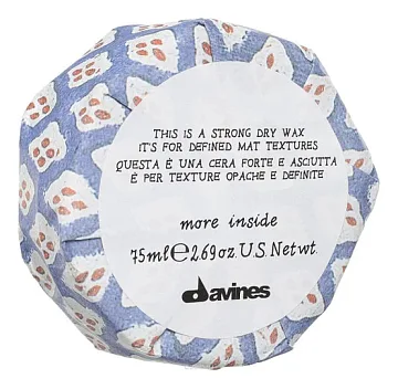 Davines More Inside — сухой воск для волос, 75 мл