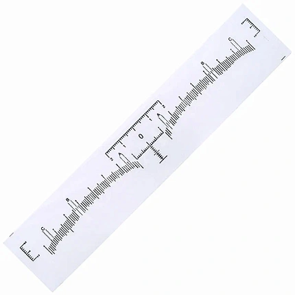 Наклейки-линейки для бровей Brow Stick Ruler, 10 шт.