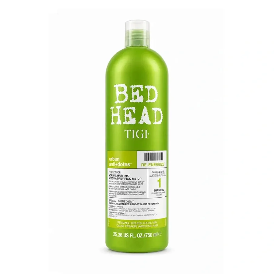 Bed Head Re-Energize — шампунь для нормальных волос