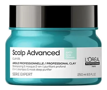 L'Oreal Professionnel Serie Expert Scalp Advanced — шампунь-маска для жирной кожи головы, 250 мл