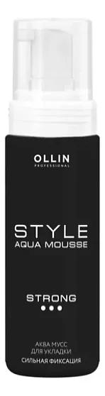OLLIN Professional Аква мусс для укладки сильной фиксации Aqua Mousse Strong 150мл