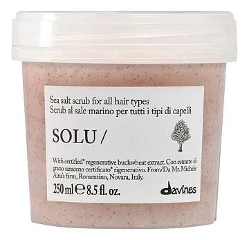 Davines Solu Scrub — скраб с морской солью, 250 мл