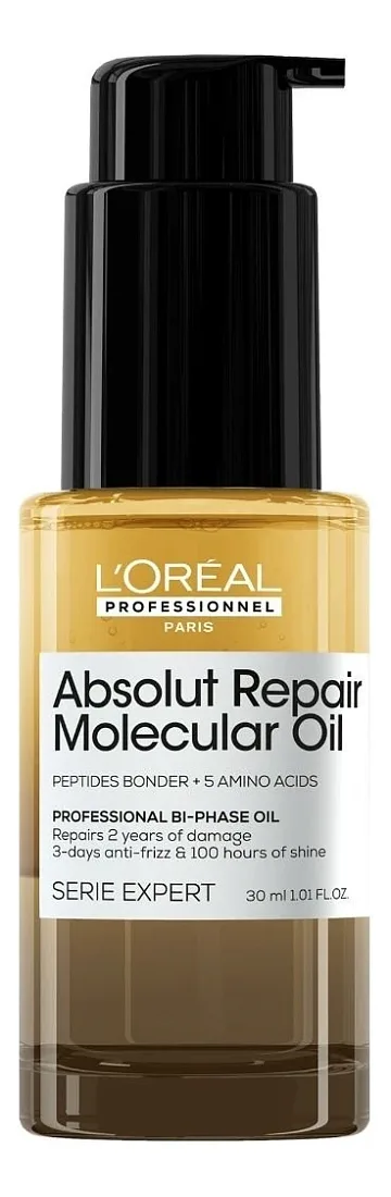 L'Oreal Professionnel Absolut Repair Molecular Oil — двухфазное масло