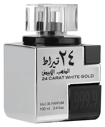 Lattafa 24 Carat White Gold