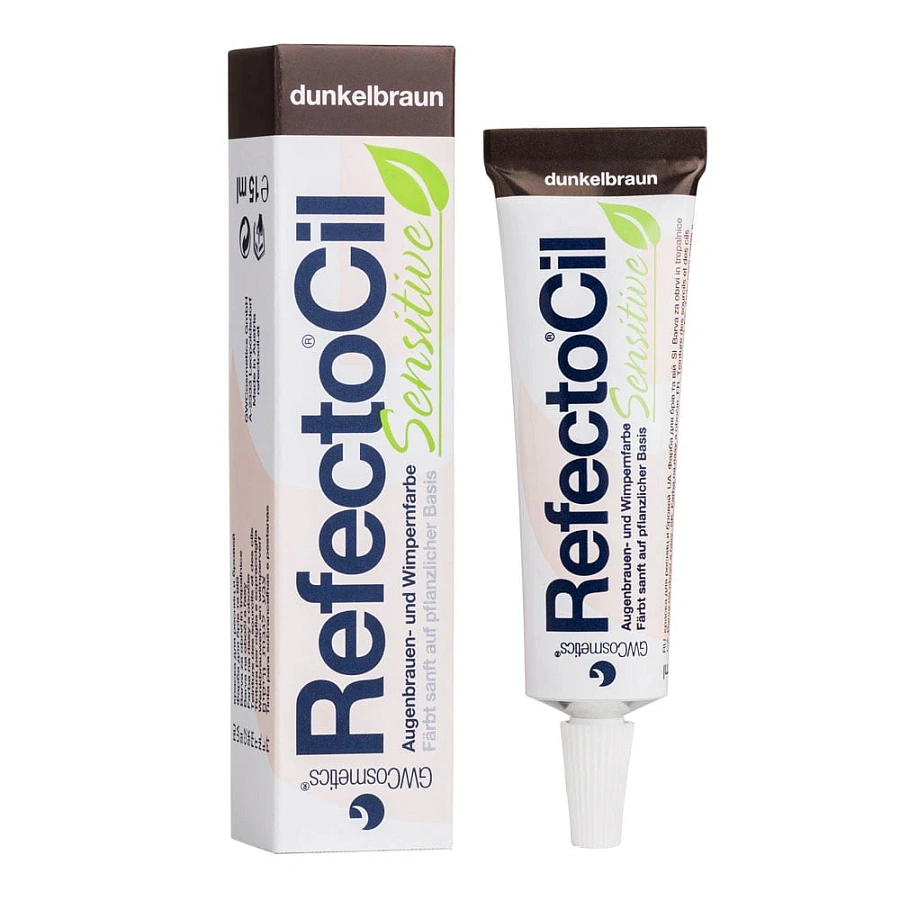 Гелевая краска для бровей и ресниц Sensitive Dark Brown