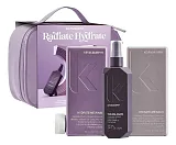 Kevin.Murphy Radiate Hydrate — набор: шампунь 250 мл, кондиционер 250 мл, масло 100 мл и косметичка