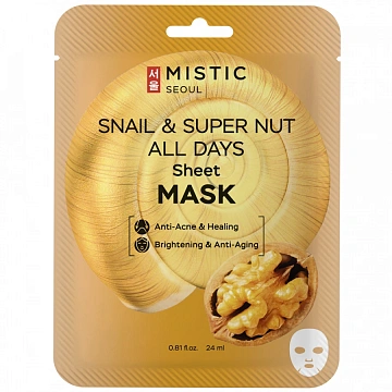 Тканевая маска Snail & Super Nut All Days