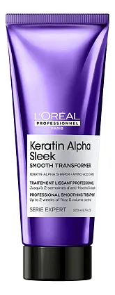 L'Oreal Professionnel Keratin Alpha Sleek — разглаживающий уход, 200 мл