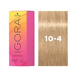 Пастельный тонер IGORA VIBRANCE 10-4 экстрасветлый блондин бежевый