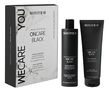 Набор Selective Professional We Care You On Care Black: шампунь и кондиционер