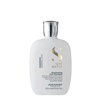 Шампунь для блеска волос Semi di Lino Diamond Illuminating Low Shampoo