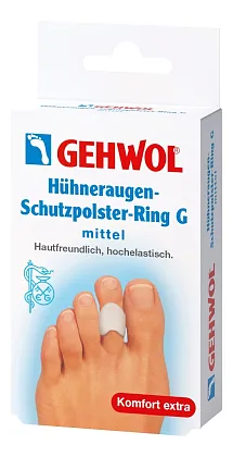 Gehwol Защитное гель-кольцо с уплотнением Huhneraugen-Schutzpolster-Ring G 3шт