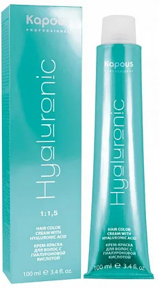 Крем-краска Hyaluronic Acid 9.8 «Очень светлый блондин корица»