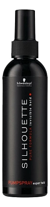 Жидкий лак для волос Silhouette Super Hold Pump Spray