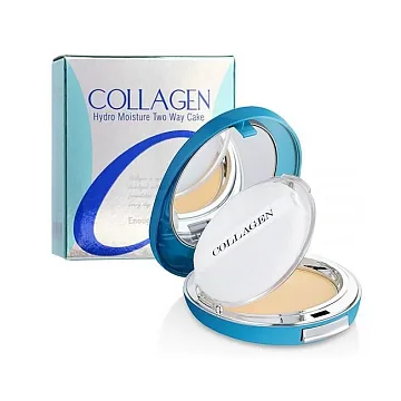 Компактная пудра со сменным блоком Collagen Two Way Cake