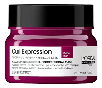 Интенсивно увлажняющая маска для волос Serie Expert Curl Expression Riche Masque