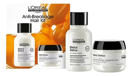 L'Oreal Professionnel Metal Detox Anti-Breakage — набор: шампунь 100 мл и маска 75 мл