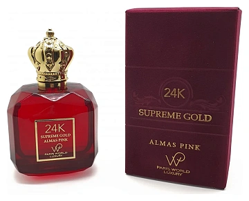 Paris World Luxury 24K Supreme Gold Almas Pink